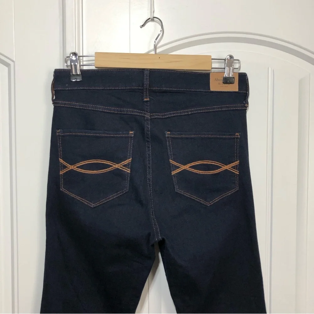 Abercrombie & Fitch Women’s High Waisted Dark Wash Slim Jeans W29 L31_5